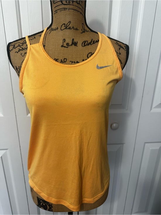 Nike Tops - Nike Dri-Fit Yellow Workout Tank Top
